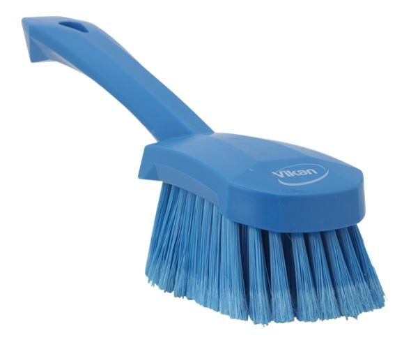 Vikan Soft/Split Short Handle Washing Brush 270 mm Blue