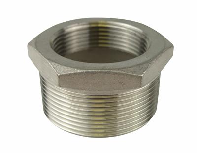 Stainless Steel Hexagon Bushes 2" x 1½"