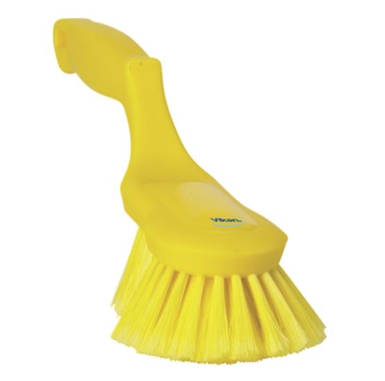 Vikan Soft Ergonomic Hand Brush 330mm Yellow