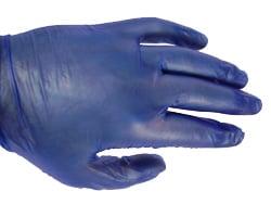 Powder Free Blue Vinyl Gloves 100 pcs Large