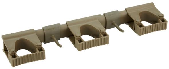 Vikan Hi-Flex Wall Bracket System 420mm Brown