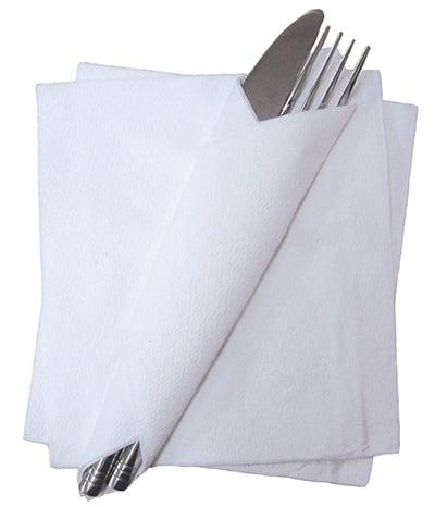 White Napkin 1ply 30cm (5000)