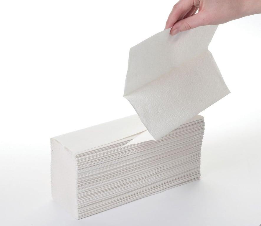 3000 White 2 ply paper multi-fold hand towels