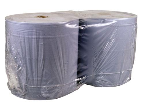 Industrial Wiping Paper 2 Ply (W)28cm (L)400m (2 Rolls) Blue