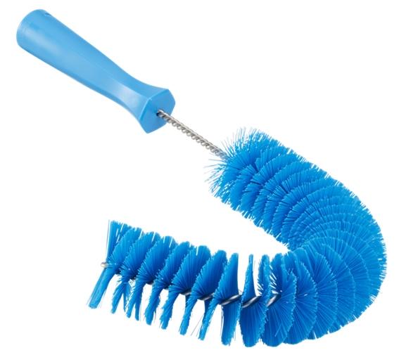 Vikan Medium Exterior Pipe Brush for handle 55 mm Diameter Blue