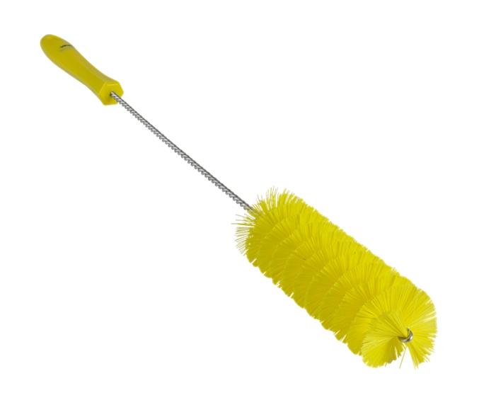 Vikan Medium Long Handle Tube Brush 50mm diameter Yellow