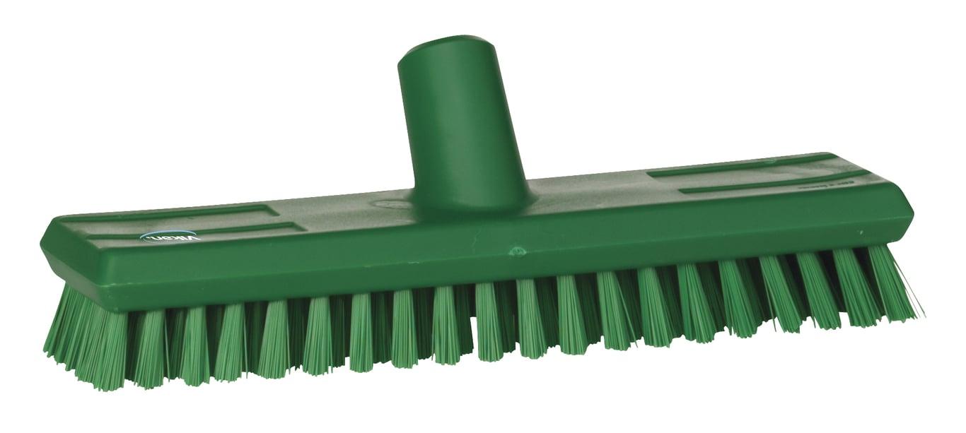 Vikan Very Hard Waterfed Deck Scrub 270mm Green