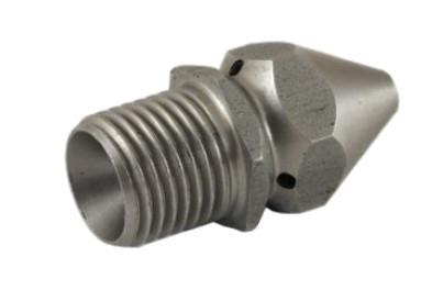 Stainless Steel Sewer Nozzle 1/4"M 