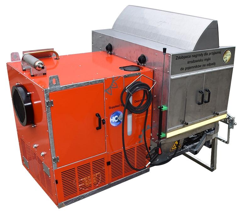 Vehicle Based Bin Cleaning Machine 