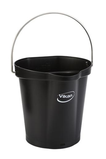 Vikan Bucket 6L Black