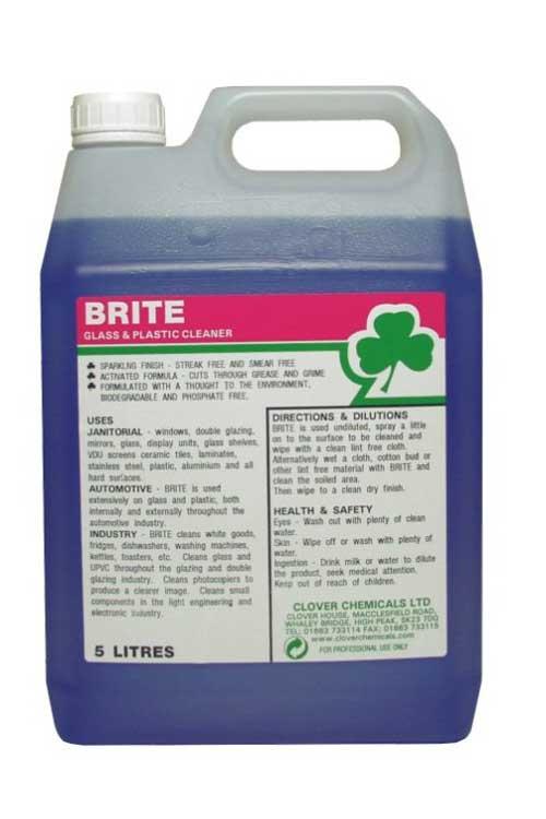 Clover Glass/Plastic Cleaner Brite 5L