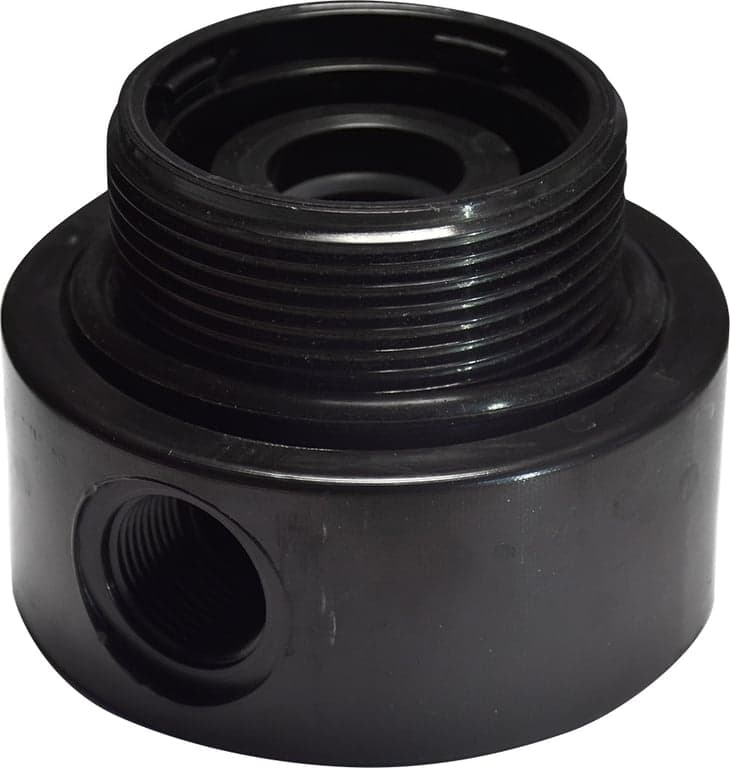 Cap for resin vessel