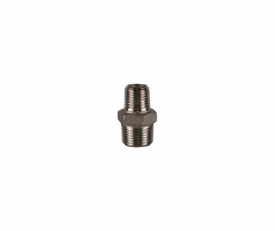 Stainless Steel Hexagonal Reducing Nipple 3/8"M x 1/4"M