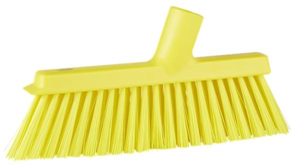Vikan Dustpan Broom Medium 250mm Yellow