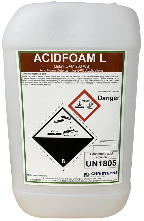 Mida Foam 263 WB 25ltr (Acid Foam).