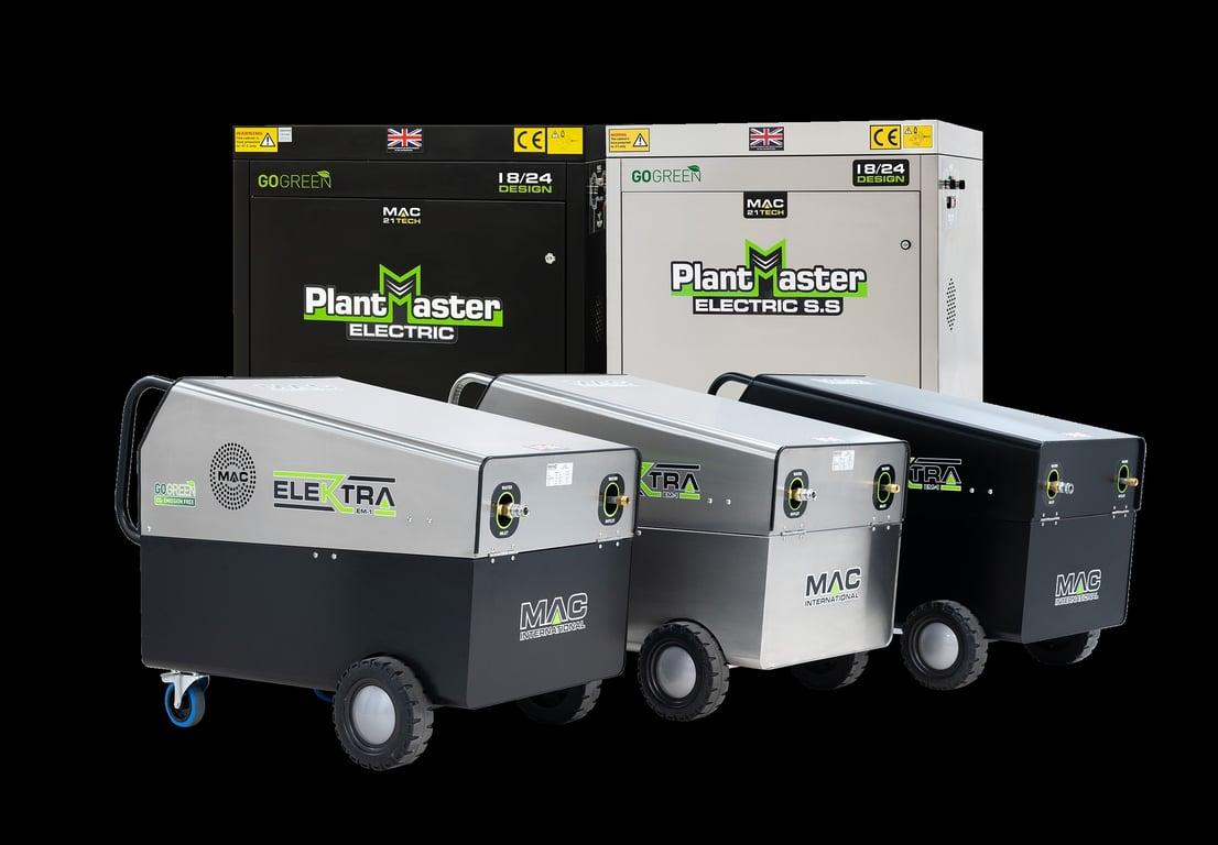 Electrically Heated Pressure Washers