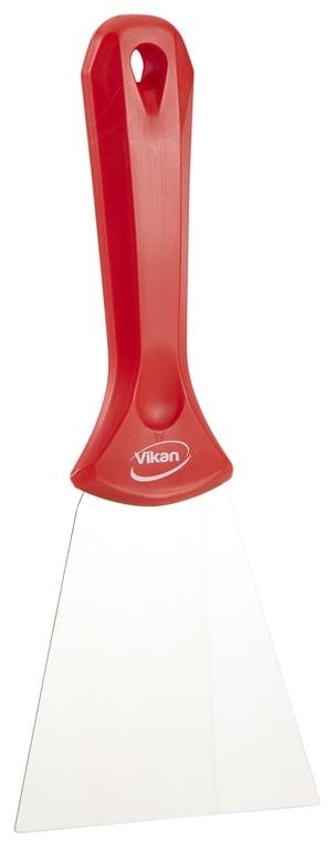 Vikan Stainless Steel Hand Scraper, 100 mm Red 