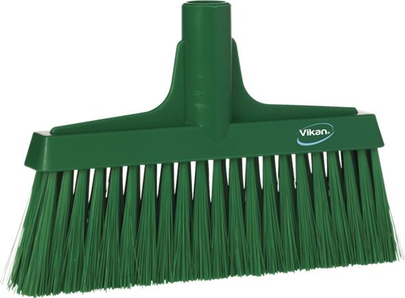 Vikan Soft/Hard Lobby Broom 260mm Green
