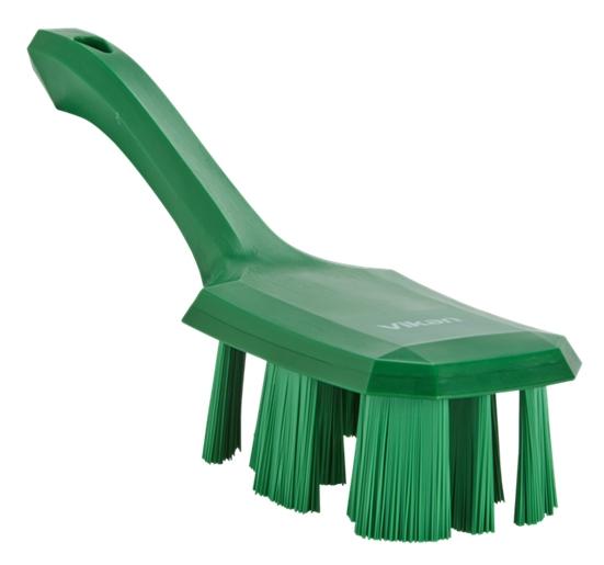Vikan UST Hard Short Handle Washing Brush 260 mm Green 41792