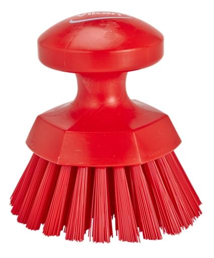 Vikan Hard Round Hand Scrub Brush 110 mm diameter