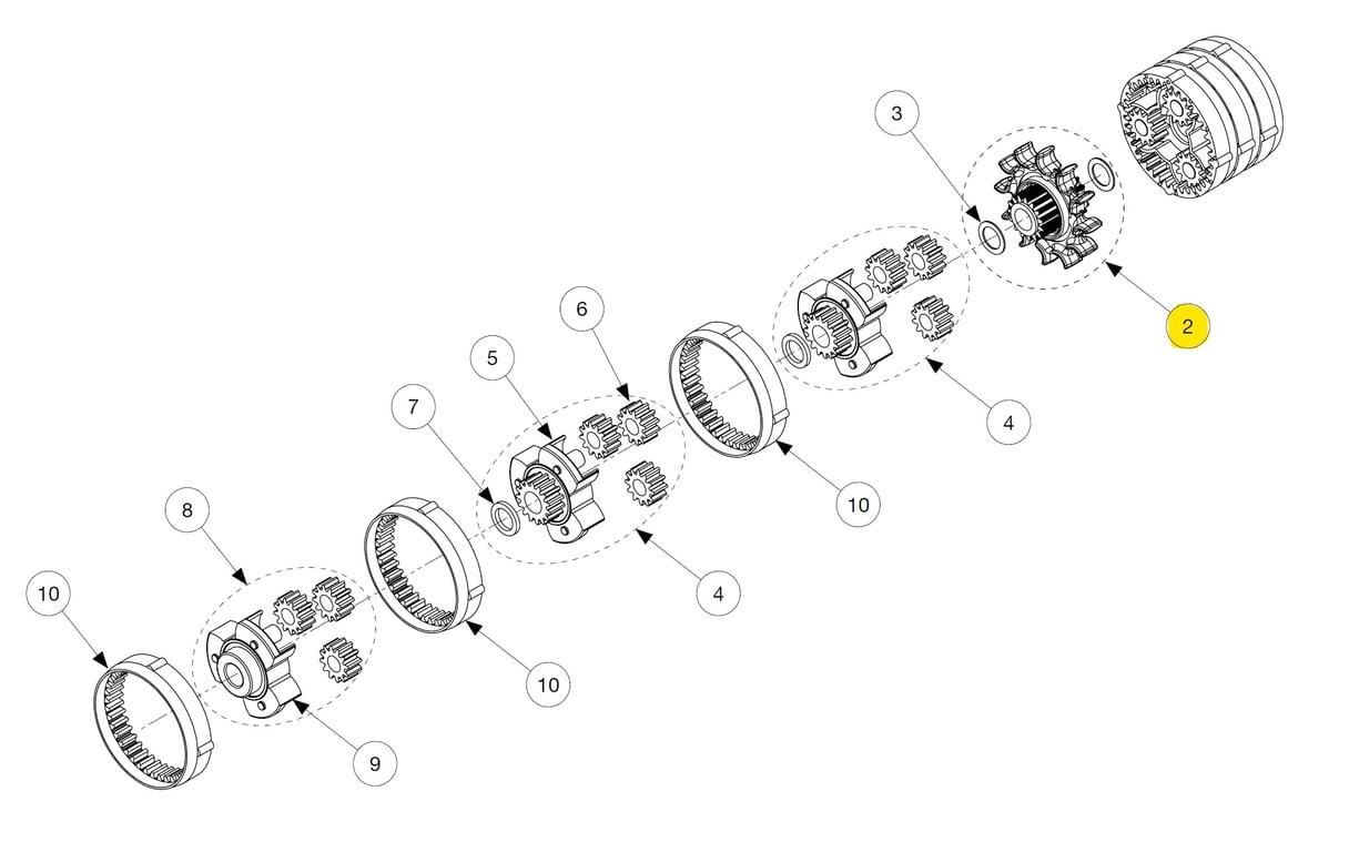 SOLA-TECS Turbine Wheel Kit 0200225