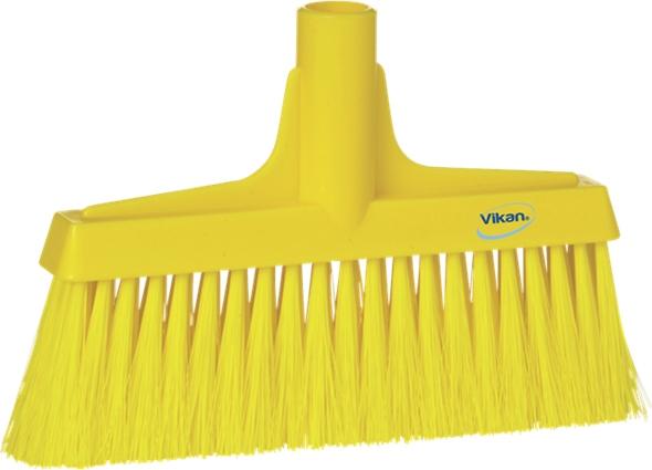 Vikan Soft/Hard Lobby Broom 260mm Yellow