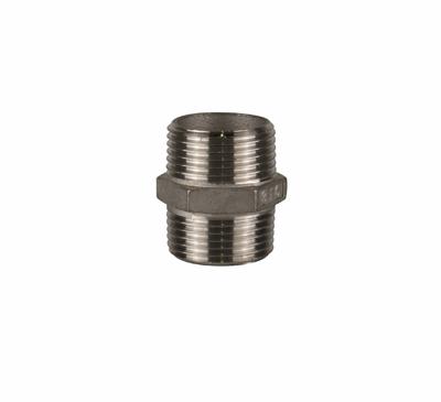 Stainless Steel Hexagon Nipple 1"