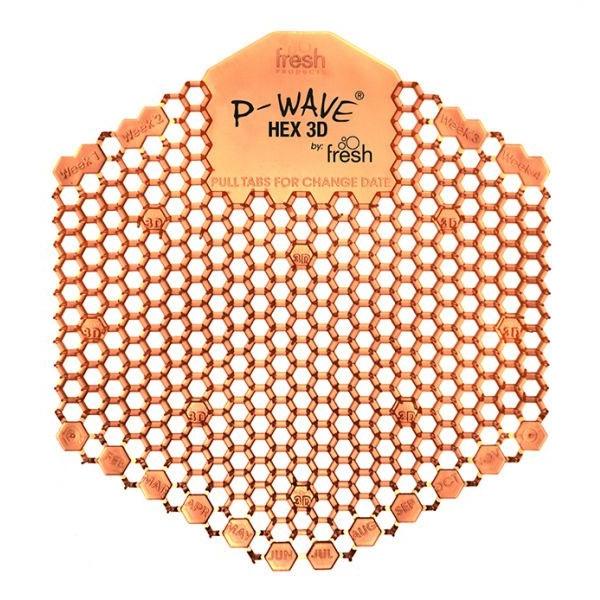 P-Wave Hex 3D Urinal Screen Mango