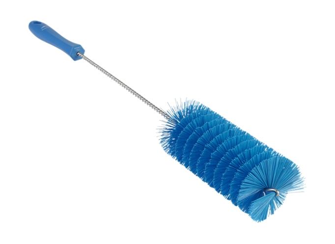 Vikan Medium Long Handle Tube Brush 60mm diameter Blue