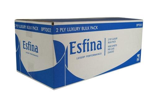 Esfina Luxury White 2 ply Toilet Tissue