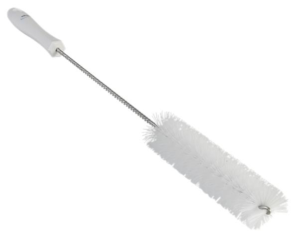 Vikan Hard Long Handle Tube Brush 40mm diameter White