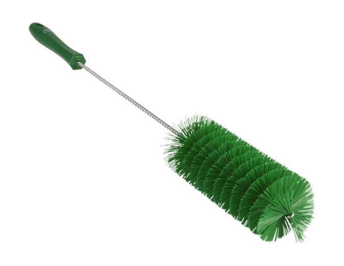 Vikan Medium Long Handle Tube Brush 60mm diameter Green
