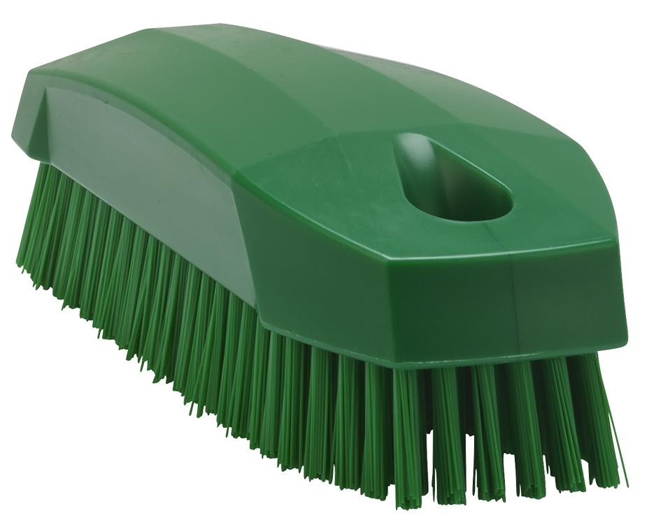 Vikan Hard Nail Brush 130mm Green