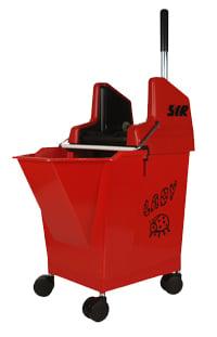 Lady-Bug Mop Bucket Red
