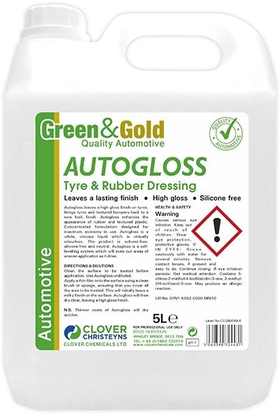 Clover Tyre & Rubber Dressing Autogloss 5L