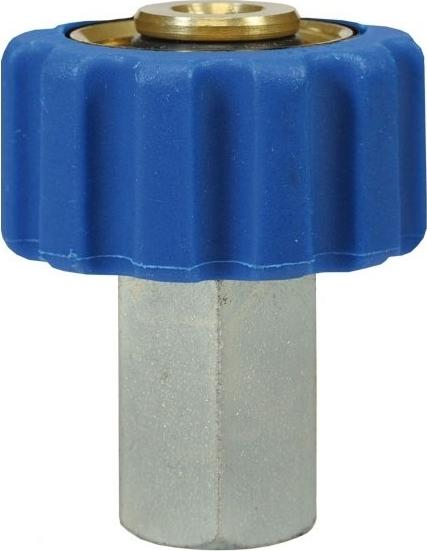 Quick Screw Female Blue Coupling 1/2"F to 1/4"F