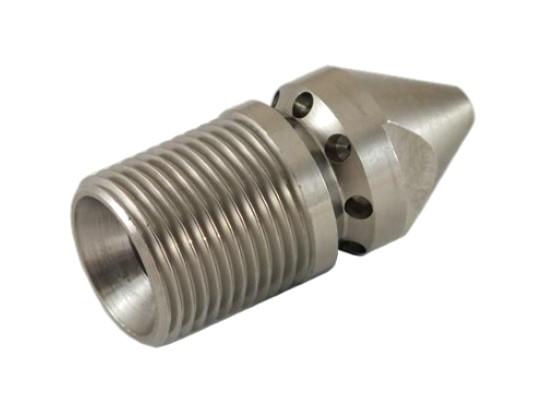 Stainless Steel Sewer Nozzle 3/8"M 