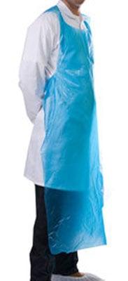 Disposable Apron Flat Pack Blue