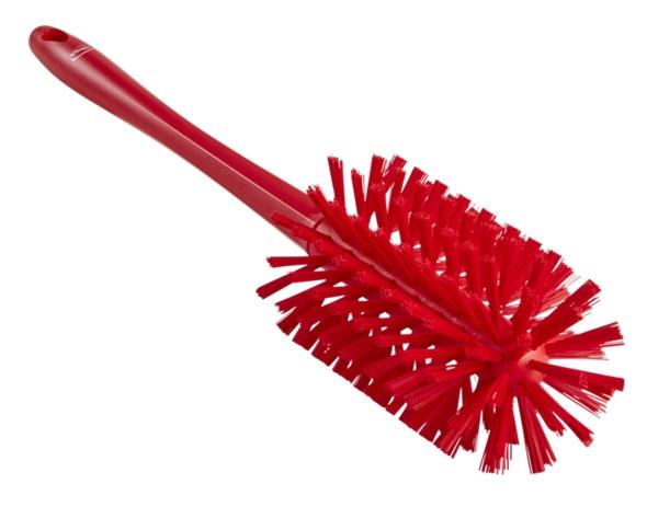 Vikan Medium/Hard Pipe Brush with handle 90 mm Diameter Red