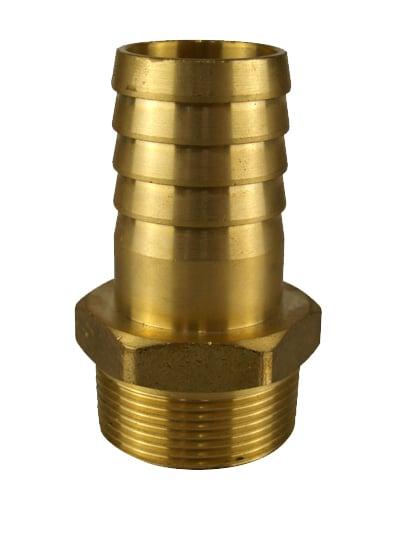 Brass 6mm Hosetail 1 1/2" Male Thread