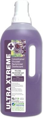 Clover Ultra Xtreme Concentrated Virucidal/ Bactericidal Disinfectant 1Ltr