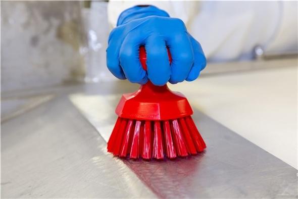 Vikan Hard Round Hand Scrub Brush 110 mm diameter