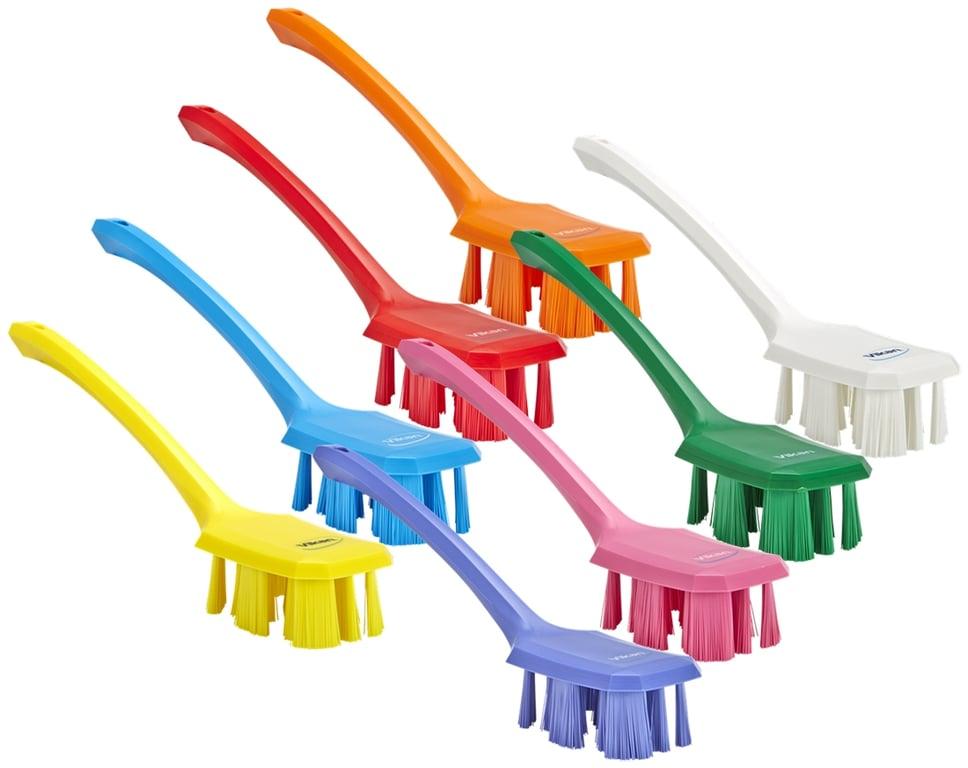Vikan UST Hard Long Handle Washing Brush 395 mm