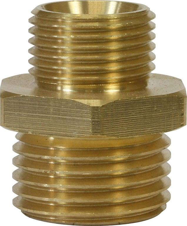 Male to Male Brass Double Nipple Adaptor