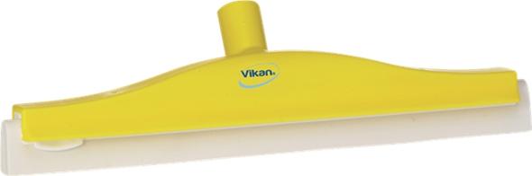 Vikan Revolving Neck Floor Squeegee with Replacement Cassette, 400mm Yellow