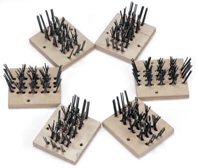 6 Replacement Segments for Wire Scarifying Brush
