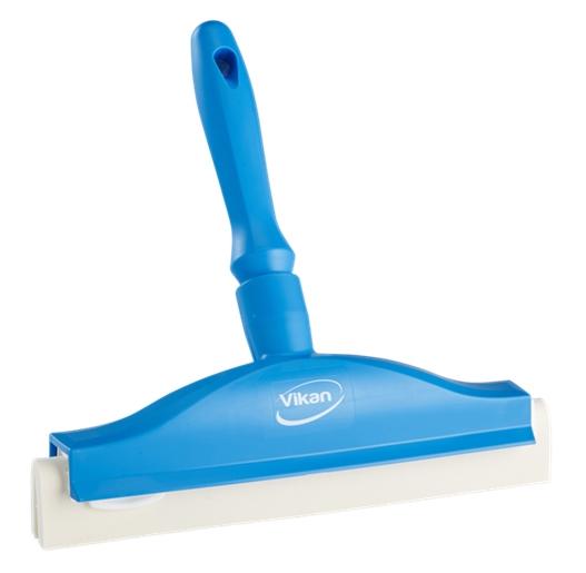 Vikan Hand Squeegee with Replacement Cassette, 250mm Blue