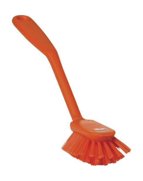 Vikan Medium Dish Brush with scraping edge 280mm