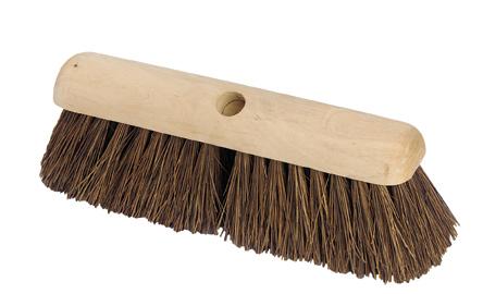 Soft Natural Coco Platform Broom Head 12"