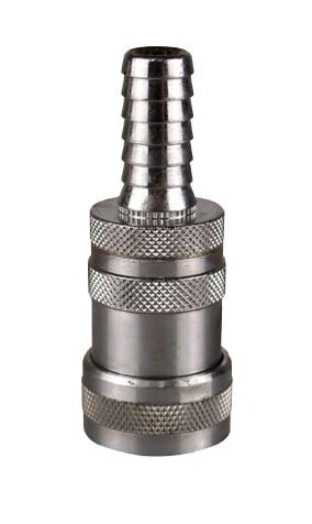 Nito Coupling to Valved Hosetail 1/2" Coupling x 1/2" Valved Hosetail	